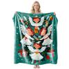 Manta de Franela Temática Navideña Transfronteriza Manta para Siesta Fabricante 231 Modelos en Stock Soporte para Personalización Según Dibujos