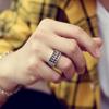 Anillo de Ábaco de Moneda de Cobre Giratorio con Cuentas de Estilo Étnico Retro de Moda para Hombres y Mujeres Tendencia Venta Directa de Fábrica