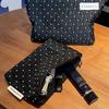 Bolsa Cosmética de Lunares Ins Dulce Portátil Viaje Almacenamiento de Productos para el Cuidado de la Piel Bolsa de Mano para Artículos de Aseo Bolsa Forro Bolsa para Prendas Íntimas