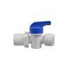 Válvula de bola de conexión rápida de tubería de 3 puntos con dientes externos de 4 puntos, válvula de 3 interruptores de 4 vueltas, purificador de agua RO, accesorios para purificador de agua, adaptador