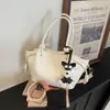 Bolsa Transversal de Ombro Único Estilo Coreano Transfronteiriça, Bolsa de Mão Estilosa e Simples, Bolsa de Grande Capacidade para o Dia a Dia