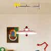 Quarto Colorido em Estilo Meio do Século Lâmpada de Teto Criativa Retrô Francês Quarto Principal Sala de Estudo Lâmpada Lâmpada Espectro Completo Proteção para os Olhos