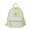 Mochila Saco Escolar Floresta Sortuda Porta-Moedas Desenho Animado Coreano Mochila Escolar Estudante Versátil Porta-Moedas Xadrez