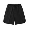 Pantalones Cortos Casuales de Verano con Dobladillo Suelto y Abertura Lateral Estampado Lateral Versátiles Básicos Pantalones Deportivos Q