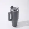 Taza de Hielo Portátil para Comercio Exterior de 40 oz Taza para Bebidas Frías Taza Térmica para Coche Viaje al Aire Libre Taza de Agua Aislada de Acero Inoxidable Transfronterizo