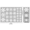Decorações de Natal floco de neve adesivos eletrostáticos adesivos para vidros de janelas adesivos de Natal adesivos de floco de neve para janelas Cruz de Natal venda quente transfronteiriça