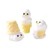 Dibujo Animado Transfronterizo Lindo Cono de Helado Patito Hecho a Mano Micro-Paisaje Decoración de Escritorio Accesorios DIY para Cono de Helado