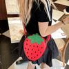 Verano Transfronterizo Bolso Nuevo para Mujer Creativo Bordado Fresa Bolso Cruzado Personalizado Hombro Lindo Dibujo Animado Niña Bolso Pequeño