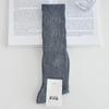 Calcetines holgados de etiqueta de tela Miumiu para mujer de verano, simples, finos, versátiles estilo JK, estilo coreano, estilo universitario, calcetines hasta la pantorrilla