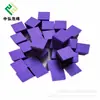 Cubo de Espuma Eva Roxo, Bloco de Espuma Macia Sem Cheiro, Blocos de Construção Coloridos para Reconhecimento de Cores no Jardim de Infância