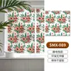 Película de Vidrio Floral Estilo Francés Vintage para Ventanas de Baño, Película Estática Anti-Miradas Mate para Ventanas de Cocina