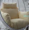 Cojín para silla de mimbre de cesta colgante, columpio nido de pájaro individual lavable, cojín para silla colgante, cojín para silla de mimbre, cojín para planta colgante de mimbre, engrosado