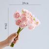 Shumen Lulian flor artificial flor de seda flor falsa buquê de flores secas pacote sala de estar entrada desktop arranjo de flores ornamentos sentimento de alto nível