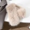 Bufanda Cruzada a Prueba de Frío para Mujer en Otoño e Invierno, Cuello de Piel, Bufanda con Succión Magnética, Piel Sintética, Elegante, Engrosada, Cálida y Versátil