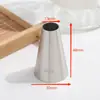 Suministrado Directamente de la Fábrica de Origen, Boquilla Grande de Acero Inoxidable 304, Boquilla para Decorar Pasteles con Crema, Herramientas para Hornear