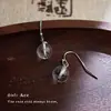 Pendientes Minimalistas Mori de Piedra Natural Personalizados Pendientes de Estilo Étnico Chino Nuevos Pendientes Geométricos Redondos Versátiles