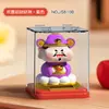 Adornos Personalizables Solares para Escritorio, Figuras de Hadas Estilo Chino, Adornos Giratorios Gashapon para Decoración y Atraer Riqueza, Adornos de 3 Pulgadas para Montar en Coche