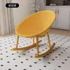 Sillón Mecedor de Plástico Nórdico Balcón Ocio Hogar Reclinable Sala de Estar Adulto Silla Simple para Dormir Celebridad de Internet