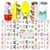 Pegatinas de uñas de mariposa pegatinas de uñas Mariposa Uñas Arte PegatinaF624 F625 F678