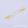 Cepillo de Pestañas y Labios de Doble Uso con Doble Cabeza Personalizado por el Fabricante, Cepillo Desechable de Varilla de Cristal para Cejas y Pestañas, Pincel de Maquillaje y Herramienta de Cepillo para Cejas