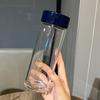 Taza de Vidrio Portátil Linda Resistente al Calor Estilo Nórdico Ins de Moda para Mujeres, Taza de Agua de Alto Borosilicato, Diseño Simple
