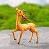 Musgo Micro Paisaje Ciervo Sika Pequeños Adornos Jardinería Paisajismo Decoración de Bosque Artesanías Accesorios de Animales Cervatillo Creativo