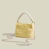 Mini Bolso Cubo de Peluche para Mujer 2026 Otoño/Invierno Nuevo Bolso de Hombro Cruzado con Cadena Bolso Peludo Versátil y de Moda para Mujer