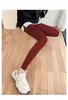 Leggings de Yoga y Fitness Siin de Cintura Alta Sin Costuras Control de Abdomen Ajustados Alta Elasticidad Primavera y Otoño Pantalones Barbie Shark