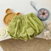 Shorts Doces de Verão para Meninas Estilo Coreano Nova Chegada Estilo Ocidental Calças Bute Lanternas Infantis Peça Externa Fina Versátil Tendência Culottes
