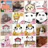 126 Emoticonos de Billetes Memes de Internet Broma Diversión Paquete de Emoticonos de Billetes de Cien Yuan Decoración DIY para Fundas de Teléfono y Diarios