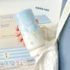 Botella de agua de dibujos animados de alta calidad y elegante, taza térmica de acero inoxidable para niños, lindo diseño nuevo, taza térmica portátil para que los estudiantes la lleven a la escuela