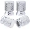 En Stock Exquisita Malla 12mm Tapa de Válvula Aleación de Aluminio Rosca Universal para Coches y Motocicletas