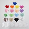 Pintura al Horno de Color Hebilla de Amor Pintura en Aerosol Aleación Hecho a Mano Accesorios para Joyería DIY Hebilla de Borla Hecha a Mano Hebilla de Anillo
