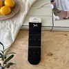 Meias de Renda Vazadas em Formato de Coração para Mulheres, Finas e Respiráveis para o Verão, Estilo Ballet, Laço Fofo, Meias Coreanas de Cano Médio