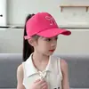 Gorra de Béisbol para Padres e Hijos, Gorra Infantil, Sencilla de Color Sólido, Visera Suave, Ala Ancha, Protección Solar, Versátil Gorra de Béisbol