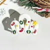 Nueva Serie Linda de Papá Noel Pasador Accesorios para el Cabello Dibujo Animado Muñeco de Nieve Árbol de Navidad Pasador Transfronterizo Accesorios para el Cabello