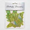 Pegatinas 3D Doradas con Foil en Forma de Concha de Mascota Decoración de Pastel de Mariposa DIY Suministros para Fiestas Adornos para Pastel de Mariposa