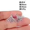 Gancho para Oreja Poroso de Amazon Transfronterizo Conexión con Forma de Flor Cabeza Colgante Collar DIY Pendientes Hebilla de Conexión para Borlas Accesorios de Joyería