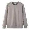 2026 Nueva Talla Europea Color Sólido Corte Holgado Primavera y Otoño Deportivo Manga Larga Moda Casual Cuello Redondo Unisex Sudadera