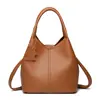 Bolso de mano tipo cubo para mujer de alta calidad, gran capacidad, bolso de hombro versátil y simple, conveniente para ir al trabajo, bolso cruzado versátil