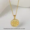 Versión Japonesa y Coreana de Collar de Circonita de Alta Calidad, Verano Sin Decoloración Estilo Bosque Elegante Simple Redondo de Acero Inoxidable Joyería