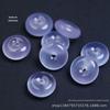 14mm Natural Light Purple Calcedônia Ágata Fivela Pingente DIY Pulseira Colar Brincos Acessórios