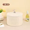 Caixa de Frutas Secas Compartimentada em Camadas, Caixa de Nozes e Doces com Tampa, Prato de Frutas Cremosas para Lanche de Mesa de Centro, Prato de Frutas Secas no Atacado