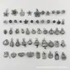 198-249 Colgante de Borla de Plata Antigua Retro de Shanxi Accesorios DIY Pulsera de Plata Sanqi Pulsera con Cuentas Adornos Wenwan Accesorios