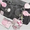 Antigua Bolsita de Decoración para Bolso Sakura Xie Enron de Chica Mágica Japonesa Y2K con Broche de Alas de Ángel de Peluche Genial