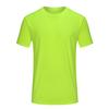 Camiseta de manga corta y cuello redondo de secado rápido de talla europea, ligera, transpirable, holgada, deportiva para padres e hijos, color sólido, se puede personalizar, recomendada