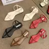 Sandalias de Moda para Mujer Verano 2025 Celebridad de Internet Caliente Nuevo Estilo de Moda de Tacón Bajo de Suela Plana Estilo Hada Sandalias Romanas para Mujer