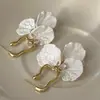 Borla Larga Diseño de Nicho Único Sentido de Alta Gama Aretes de Flores Verano para Mujer Aretes Elegantes 2023 Nuevas Explosiones