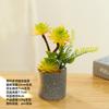 Flor falsa con varilla y combinación carnosa fabricantes de bonsái suministran directamente decoraciones artificiales creativas para el hogar una generación de pequeñas plantas en maceta