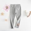 Fabricantes de roupas infantis pequeno coelho leggings decorativas para meninas primavera e outono roupas infantis calças infantis algodão pequenas e médias calças infantis